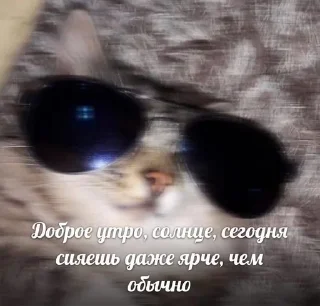Sticker from с добрым утром на каждый день