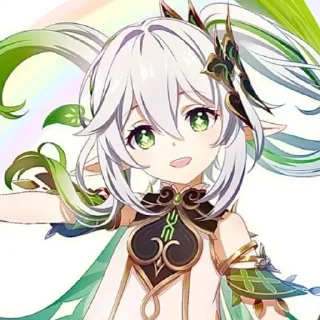 🍀 emoji `Нахида | @genshinbyevico Telegram sticker 23 of 26