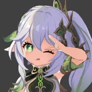 🍀 emoji `Нахида | @genshinbyevico Telegram sticker 16 of 26