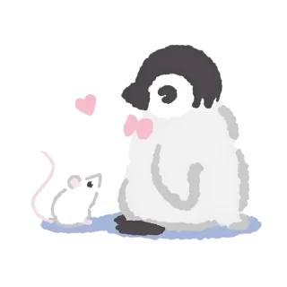 🍧 emoji ’  peeeuin ๓ @evaniwu   ♡     ˒ Telegram sticker 19 of 28