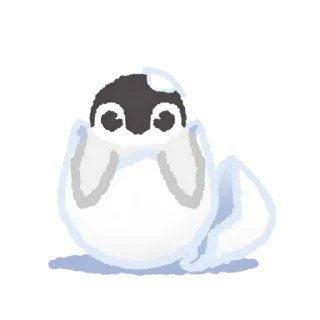 🍧 emoji ’  peeeuin ๓ @evaniwu   ♡     ˒ Telegram sticker 21 of 28