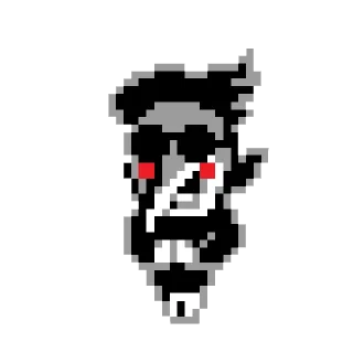 😞 emoji spamton [deltarune] Telegram sticker 12 of 105