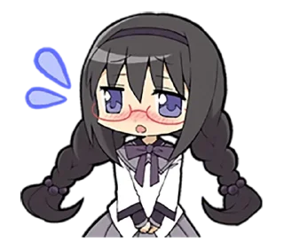 😓 emoji Мадока Маґіка зроблено Pinchi_ Telegram sticker 17 of 42