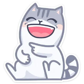Sticker from серый персик