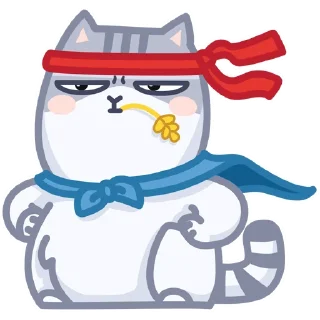 💪 emoji Серый Персик Telegram sticker 23 of 49