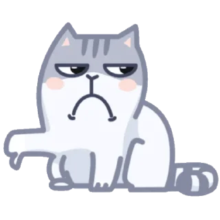 👎 emoji серый персик Telegram sticker 14 of 49