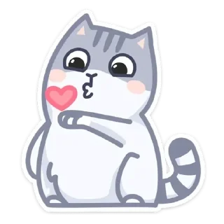 💚 emoji серый персик Telegram sticker 20 of 30