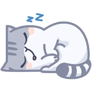 😴 emoji Серый Персик Telegram sticker 6 of 49