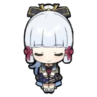 💚 emoji Genshin Impact chibi Telegram sticker 8 of 30