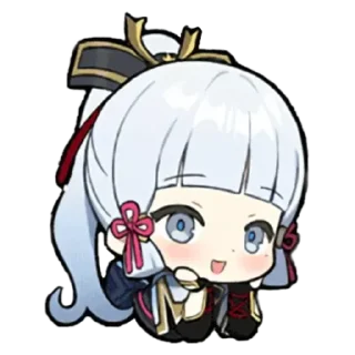 💚 emoji Genshin Impact chibi Telegram sticker 6 of 30