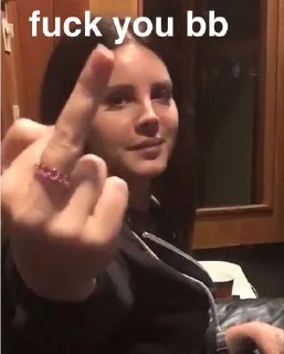 Sticker from queen lana del rey