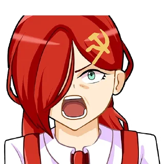 😠 emoji Коммунизм-тян Telegram sticker 19 of 25