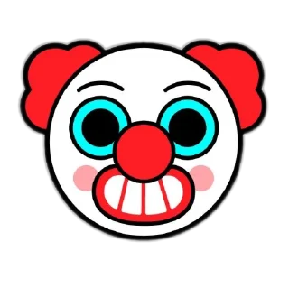 🤡 emoji ХИ-ХИ-ХИ-ХА Telegram sticker 11 of 41
