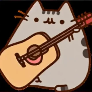 🌟 emoji Pusheen The Cat by diffusion Telegram sticker 6 of 10