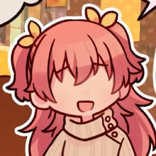 🌟 emoji .˙∘˚ Airi Momoi! ˚˙∘˚ @makkziw Telegram sticker 18 of 64