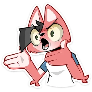 😳 emoji Лис Рик (вк. без надписей) Telegram sticker 22 of 48