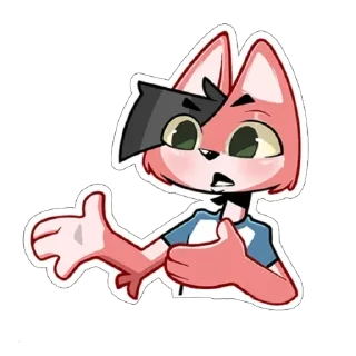🫥 emoji Лис Рик (вк. без надписей) Telegram sticker 20 of 48