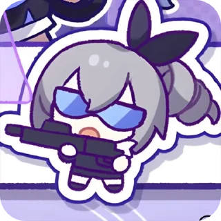 ⚡ emoji Серебряный волк @Zhostkosirok Telegram sticker 20 of 50