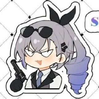 🌟 emoji SilverWolf @NiigoMiku Telegram sticker 10 of 34