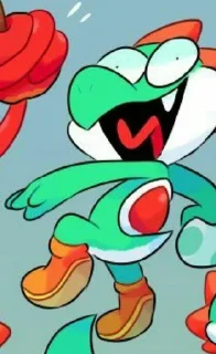 😦 emoji Yoshi Telegram sticker 7 of 17