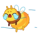 😭 emoji Пчёлка - @TgSticker Telegram sticker 21 of 26