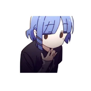 🤭 emoji Ryou Yamada Telegram sticker 8 of 60