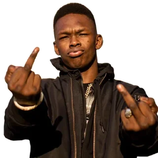 🖕 emoji MMA Telegram sticker 11 of 75