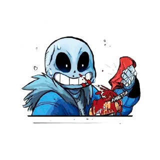 😨 emoji Sans Undertale Telegram sticker 20 of 35