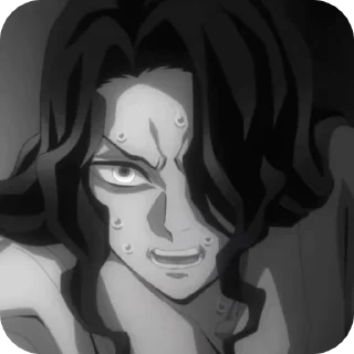 🖤 emoji Kibutsuji Muzan @Teawithtea_s Telegram sticker 5 of 47
