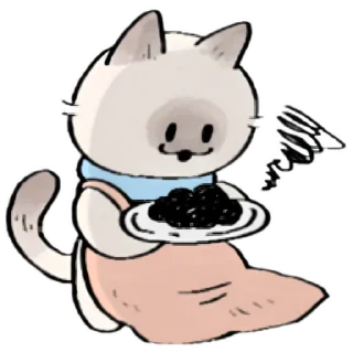 🐾 emoji cute kitty . . 🤍 @Kenai_1 Telegram sticker 20 of 30