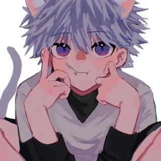 🌟 emoji Убийца Киллуа Киллуа Киллуа Telegram sticker 8 of 60