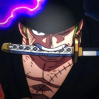 🌟 emoji RORONOA ZORO @GIFSHIGETSUSTICK Telegram sticker 12 of 58