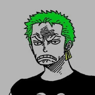 🌟 emoji RORONOA ZORO @GIFSHIGETSUSTICK Telegram sticker 20 of 58