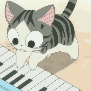 🎹 emoji котик :3 Telegram sticker 4 of 14