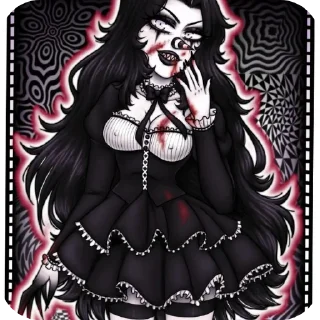 🖼 emoji Laughing Jill @Ainitiart Telegram sticker 19 of 80