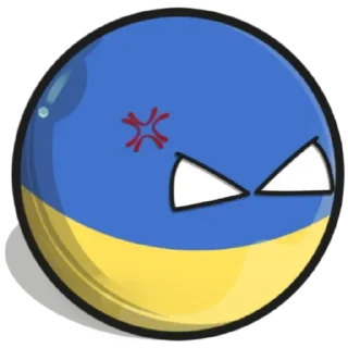 😡 emoji Countryballs Telegram sticker 14 of 17
