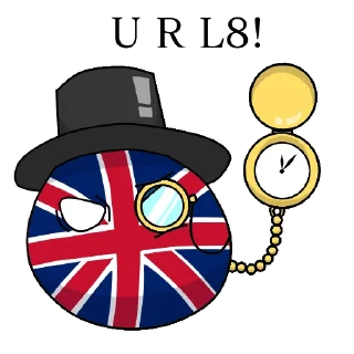 ⏰ emoji Countryballs Telegram sticker 19 of 62