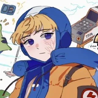 😕 emoji Wattson loves U Telegram sticker 7 of 115