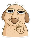 ✋ emoji Diggy Dog loves memes Telegram sticker 13 of 41