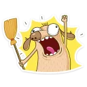✊ emoji Diggy Dog loves memes Telegram sticker 8 of 41