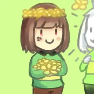 Sticker from 𝙘𝙝𝙖𝙧𝙖!! =) :: @stickers_undertale
