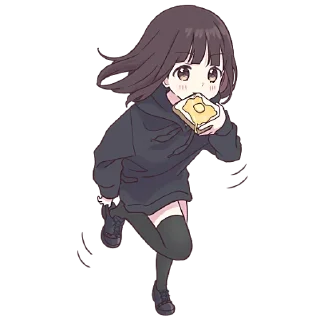 😋 emoji Менхера-чан (большая) @nyasticks Telegram sticker 5 of 41