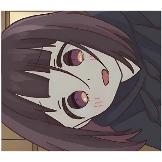 😨 emoji Куруми-чан (bonus) @Nyasticks Telegram sticker 21 of 25