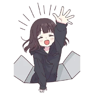 Sticker from Менхера-чан (большая) @nyasticks