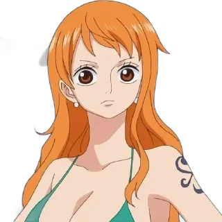 🌟 emoji Нами сан @One_6piece@MonkeyDLuffy_123 Telegram sticker 16 of 30