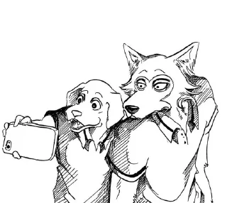 🤩 emoji Jack and some Legosi Telegram sticker 8 of 20
