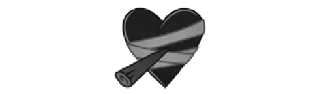 🖤 emoji —🖤𝒮𝖙𝖎𝖐𝖊𝖗𝒾 𝓀𝖆𝖓𝖆𝖑𝖚 Telegram sticker 22 of 50