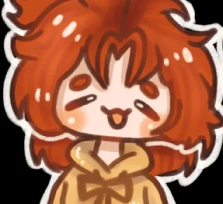 🌟 emoji chibi kitsu 🍓 Telegram sticker 20 of 37