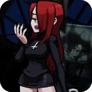 🫥 emoji parasoul. Telegram sticker 16 of 23