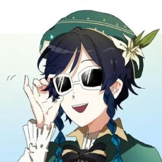 😎 emoji Genshin impact Telegram sticker 1 of 10
